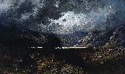 Gustave Dore Loch Lomond oil on canvas